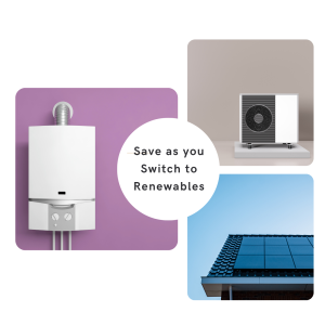 Boiler, heat pump and solar