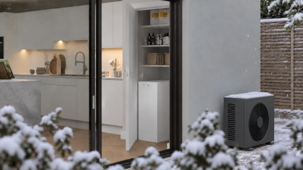 Heat pump with thermino in freezing winters